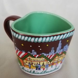 Heart Shaped Coffee Mug 2018 German Christmas Market Chicago